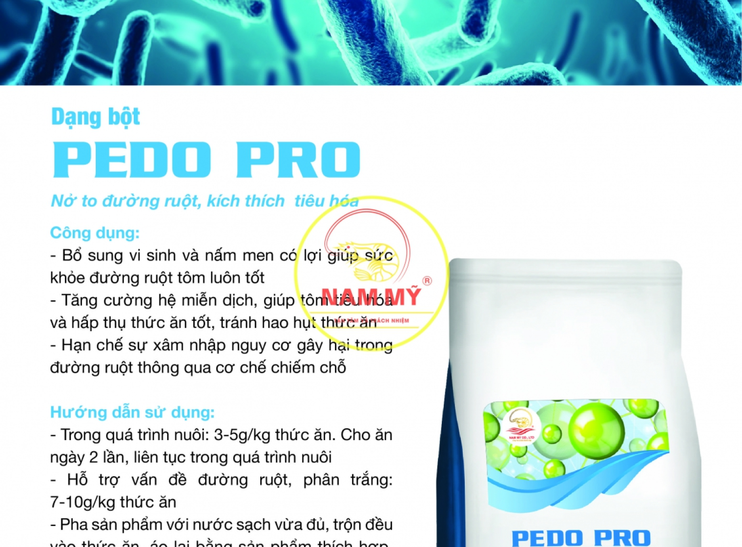 PEDO PRO - NỞ TO ĐƯỜNG RUỘT, KÍCH THÍCH TIÊU HOÁ