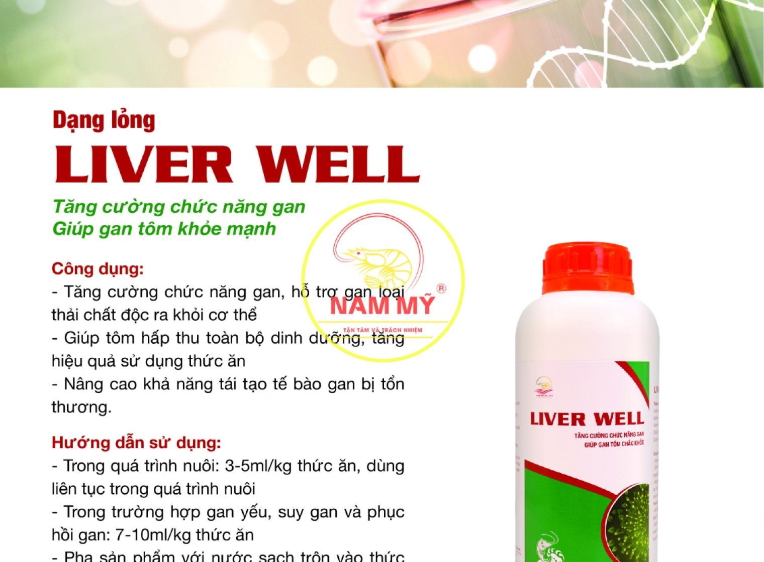 LIVER WELL  - TĂNG CƯỜNG CHỨC NĂNG GAN, GIÚP GAN TÔM KHOẺ MẠNH