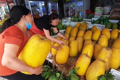 Xôn xao loại bưởi lạ to như quả bí khổng lồ mới xuất hiện ở Sàɪ Gòn, ăn được từ vỏ đến ruột với giá lên tới 100.000 đồng/kg?