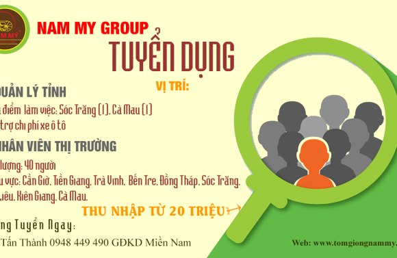 NAM MỸ TUYỂN DỤNG SỐ LƯỢNG LỚN NHÂN VIÊN NĂM 2023