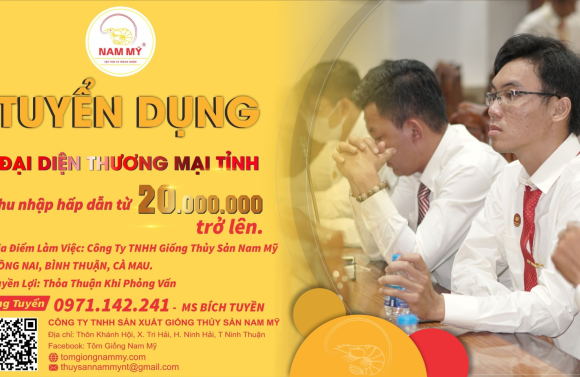 NAM MỸ TUYỂN DỤNG NHÂN VIÊN THỊ TRƯỜNG ĐỒNG NAI - BÌNH THUẬN - CÀ MAU