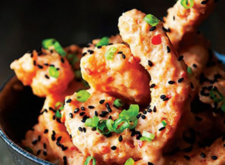 Tôm chiên xù sốt mayonnaise chua ngọt